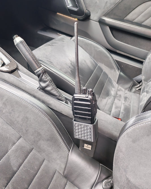 Mitex compatible radio walkie talkie seat belt holder - DMR/Mitex Xtreme Digital Version